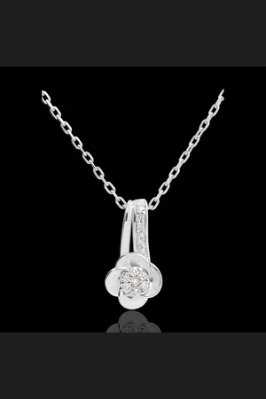 Edenly Collier Éclosion - Pétales de Rose - 0.05 carat - 18 carats