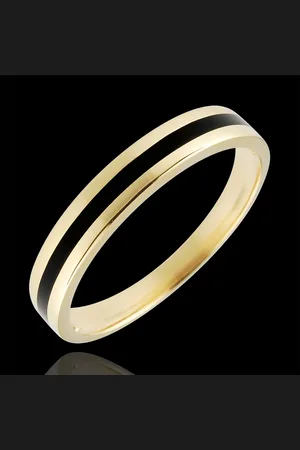 Edenly Alliance Homme Clair Obscur - Une ligne - 18 carats et laque
