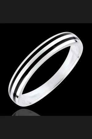 Edenly Alliance Clair Obscur - Deux lignes - 18 carats