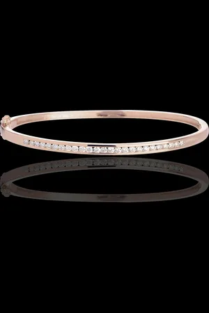 Edenly Bracelet Jonc barrette 18 carats - 0.75 carats - 25 diamants