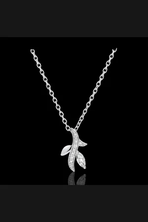 Edenly Collier Bois Mystérieux - 18 carats et diamant navette