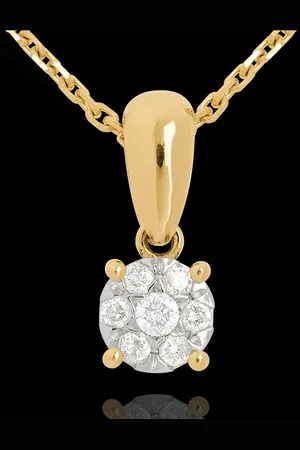 Edenly Pendentif pavage et belière 18 carats - 0.2 carat - 7 diaman