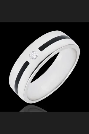 Edenly Alliance Clair Obscur - Ligne et Diamant - Grand modèle - laque noire