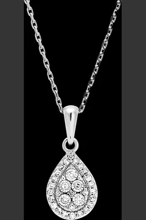Edenly Pendentif Origine - Eclat Poire - 9 carats et diamants