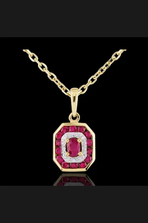 Edenly Pendentif Oriade - Rubis - 9 carats