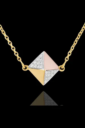 Edenly Collier Genèse - Diamant brut 3 ors - 18 carats