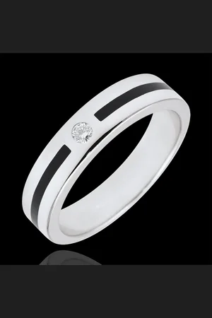 Edenly Alliance Clair Obscur - Ligne et Diamant - Petit modèle - laque noire