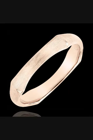 Edenly Bague Jungle Sacrée - 4 mm - brossé 18 carats