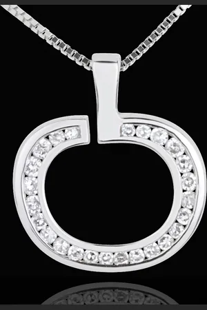 Edenly Diapple Pendentif - 25 diamants - 0.15 carat - 18 carats