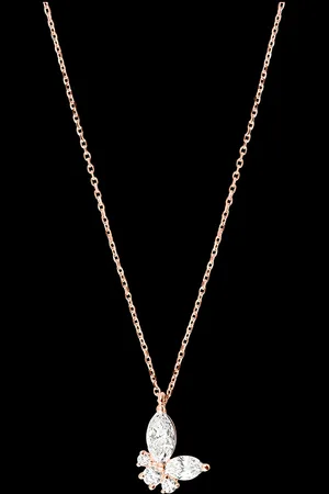 Edenly Collier Papillon de minuit - 9 carats et diamants synthétique