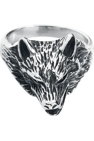 etNox hard and heavy Bague Gothic de - Wolf Packs
