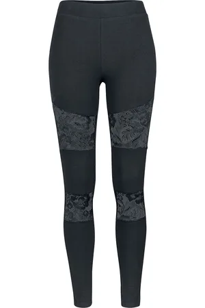 Urban classics Legging de - Leggings Femme Avec Empiècements En Dentelle