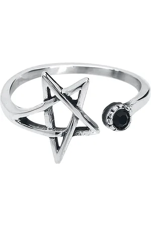 etNox Bague Gothic de - Pentagramm