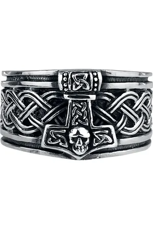 etNox hard and heavy Bague de - Marteau De Thor