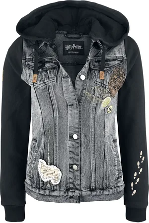 Veste en jean femme col online rond