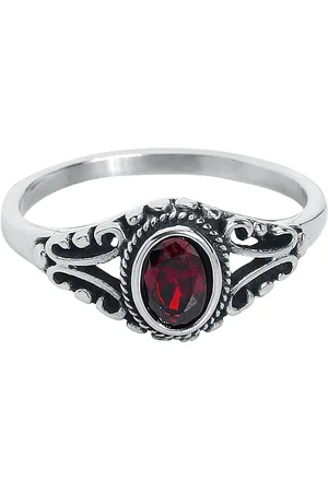 etNox Bague Gothic de - Ruby