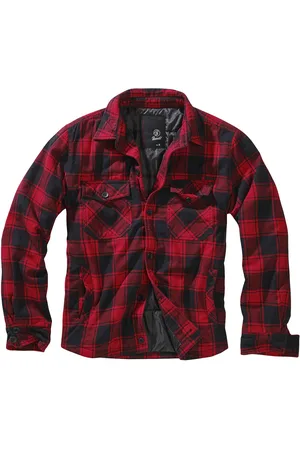 Veste a carreaux discount rouge et noir homme