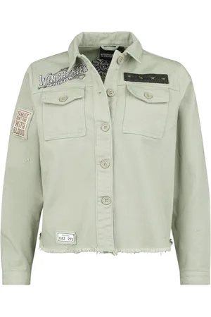 Veste en jean online verte femme