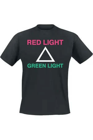 Squid Game T-Shirt Manches courtes de - Red Light, Green Light