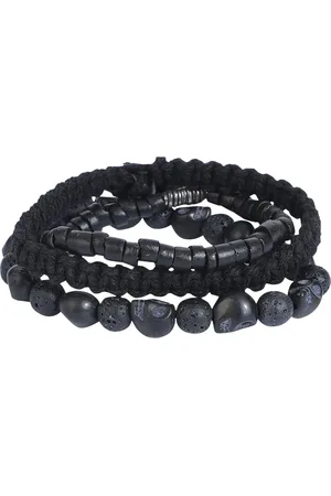 Rock Rebel Set de bracelets Gothic de - Bracelet Crâne