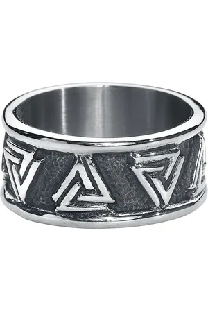 etNox hard and heavy Bague de - Valknut
