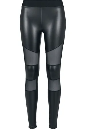 Urban classics Legging de - Leggings Simili-Cuir Tech Mesh