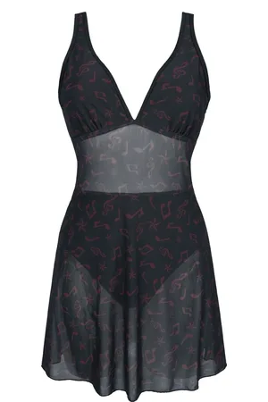 Full Volume Maillot de bain de - Maillot de Bain Avec Robe en Mailles