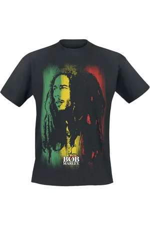 Bob Marley T-Shirt Manches courtes de - Stare Paint Stripe