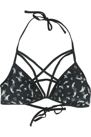 Gothicana Haut de bikini Gothic de - Haut de Bikini Pentagramme