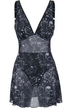 EMP Maillot de bain de - Maillot de Bain avec Robe en Mesh
