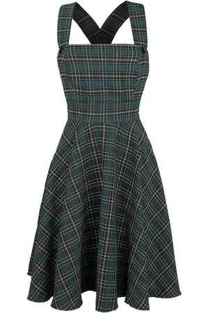 Hell Bunny Robe mi-longue de - Robe Salopette Peebles