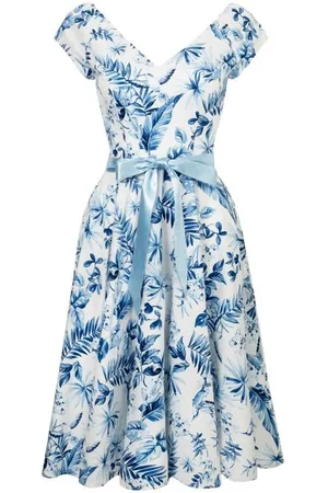 Hell Bunny Robe mi-longue Rockabilly de - Amazilia Dress
