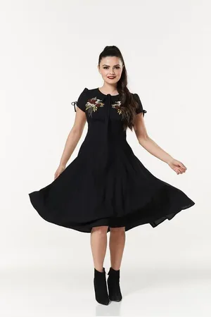 Timeless London Robe mi-longue Rockabilly de - Pandora Dress