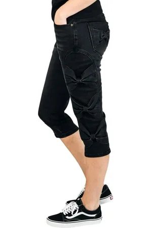 Full Volume Short de - Capri Shorts With Bow Detail