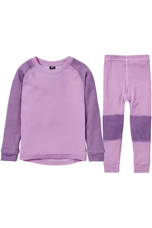Helly Hansen Ensemble sous-maillot + legging en laine de mérinos enfant Lifa