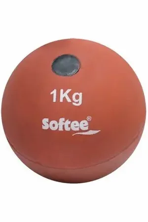 Softee Poids à lancer en caoutchouc 1Kg