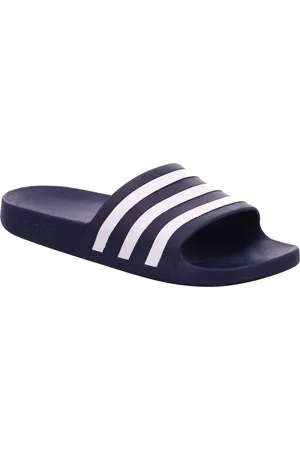 adidas Sandales de bain ADILETTE AQUA, DKBLUE/FTWWHT/DKBLUE 12
