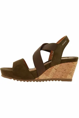Mephisto Sandales compensées CORK LODEN 42
