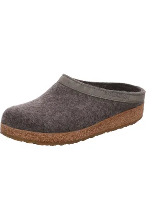 Haflinger Chaussons Grizzly Torben Hausschuh Anthrazit 35