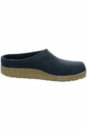 IESSE Chaussons Torben-graphit Filz/Leder 44