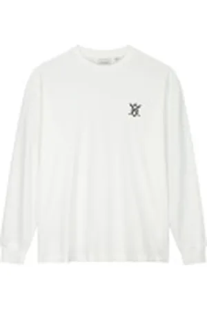 Daily paper T-shirts col rond manches longues L