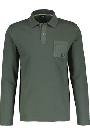 Lerros T-shirt col tunisien manches longues L