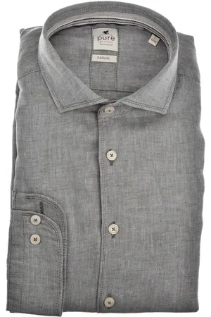 Pure T-shirt col tunisien manches longues XXL