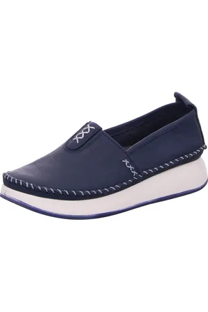 Diverse Mocassins confort Slipper marineblau 38
