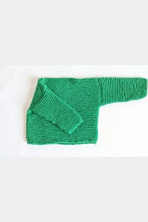 AnatoleEtVereda Pull En Coton Tricoté Main Pour Bébé, 0-3 Mois, Mode, Pull Loose, Décontracté, Mi-Saison, Printemps/Automne, Cadeau Naissance