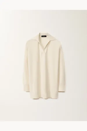 Fabiana Filippi Pull En Laine Et Coton, Vanille