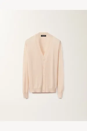 Fabiana Filippi Cardigan En Cachemire Et Soie, Poudré