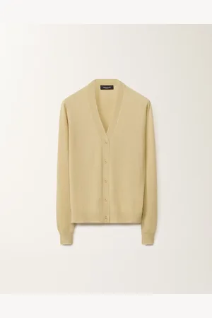 Fabiana Filippi Cardigan En Cachemire Et Soie, Or
