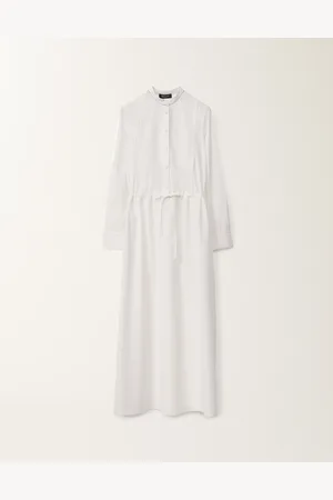 Fabiana Filippi Robe Chemise En Popeline Rayée, Optique Et Aloès