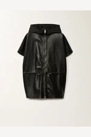 Fabiana Filippi Cape Plissée En Cuir Nappa